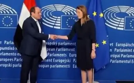 الرئيس السيسي يؤكد أهمية تعزيز التعاون والشراكة الاستراتيجية بين مصر والاتحاد الأوروبي