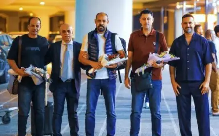 عماد النحاس يتوجه إلى بغداد لقيادة تدريب فريق الزوراء العراقي مع عرض صوره الأولى