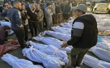 استشهاد 9 فلسطينيين بنيران الاحتلال و وصولهم إلى مستشفيات غزة منذ منتصف الليل