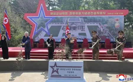 كوريا الشمالية تضع حجر الأساس لنصب تذكاري تخليدا لجنودها الذين استشهدوا في حرب أوكرانيا