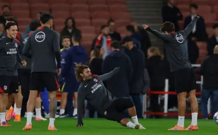 أتلتيكو مدريد يتقدم بشكوى ضد أرسنال لـ يويفا بسبب قطع المياه الساخنة في المباراة