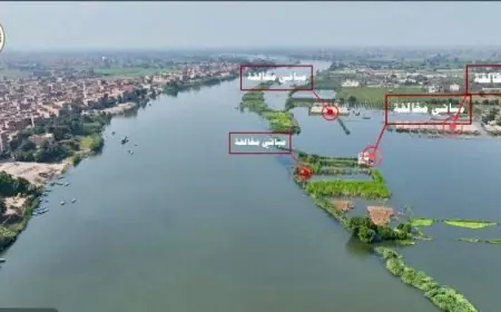 الري تعلن عزيمتها على تنظيم مجرى النيل وإزالة التعديات والتصدي لفيضانات أراضي طرح النهر