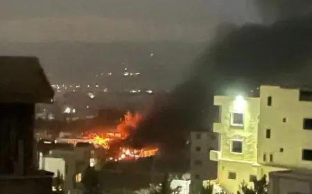 استشهاد مواطن وإصابة آخر نتيجة غارة إسرائيلية على جنوب لبنان
