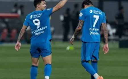 داروين نونيز يتألق ويقود الهلال لفوز ساحق على الاتفاق بخمسة أهداف في الدوري السعودي