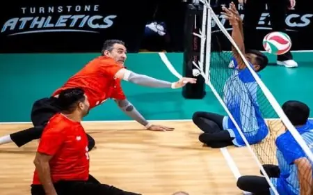 المنتخب البارالمبي للكرة الطائرة يحقق انتصاراً كبيراً على الهند في افتتاح كأس العالم