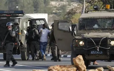 الاحتلال الإسرائيلي يعتقل 13 فلسطينيا في الضفة الغربية تشدد الإجراءات الأمنية