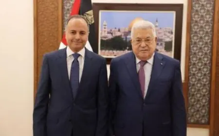 الرئيس الفلسطيني يستقبل دعوة من الرئيس السيسي لحضور افتتاح المتحف المصري