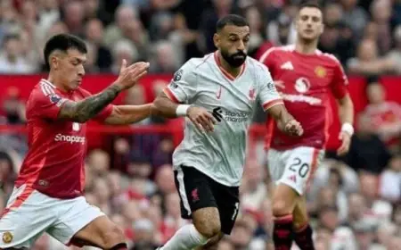 محمد صلاح يتألق في تشكيل ليفربول لمواجهة مانشستر يونايتد في قمة الدوري الإنجليزي