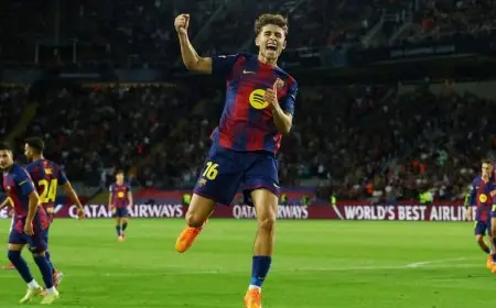 فيرمين لوبيز نجم برشلونة يتألق ويحصد لقب لاعب الأسبوع في دوري أبطال أوروبا