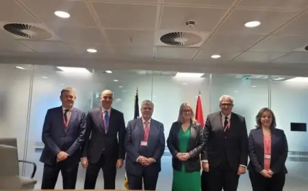 عاشور يستعرض فرص التعاون مع وزيرة التعليم البريطانية