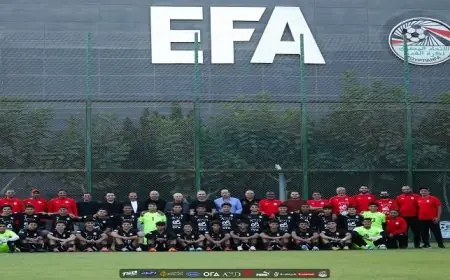 أبوريدة ومجلس الإدارة وجهاز المنتخب الأول يساندون ناشئي الكرة المصرية قبل انطلاق كأس العالم