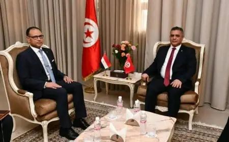 سفير مصر في تونس يناقش مع وزير الداخلية التونسي تعزيز العلاقات الأمنية بين البلدين