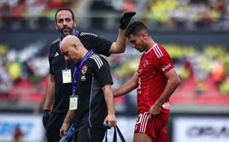الأهلي يكشف عن تفاصيل إصابة محمد شريف وخطة علاجه الشاملة