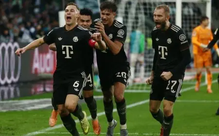 بايرن ميونيخ يحقق انتصاراً مدوياً على مونشنغلادباخ ويواصل سلسلة انتصاراته