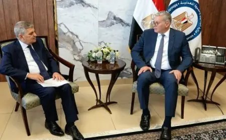 وزير البترول ورئيس هيئة قناة السويس يناقشان مشروع محطة تسييل وتخزين الغاز في بورسعيد