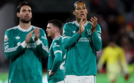 فان دايك يدعو جمهور ليفربول لدعم الفريق في الأوقات الصعبة