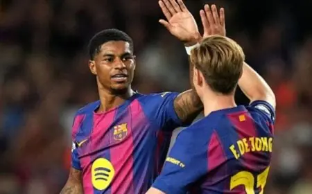 برشلونة يحقق فوزًا ساحقًا على أولمبياكوس قبل مواجهة الكلاسيكو فيديو