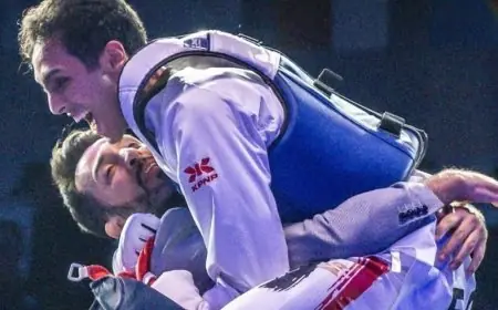 سيف عيسى المصري يتألق ويتوج بذهبية بطولة العالم للتايكوندو