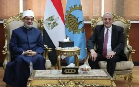 مفتي الجمهورية ومحافظ الغربية يتفقان على تعزيز أطر التعاون المشترك بين الجانبين