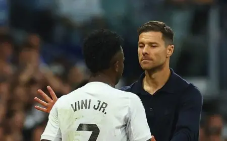 فينيسيوس يدرس بجد إمكانية الرحيل مع دعم كامل من ريال مدريد لتشافي ألونسو