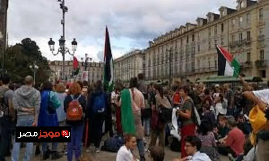 احتجاجات ضخمة وإضراب عام في إيطاليا ضد الحرب على غزة