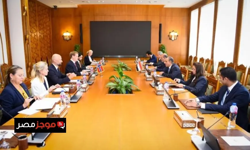 وزير الخارجية يناقش آفاق التعاون مع وزير التنمية الدولية النرويجي