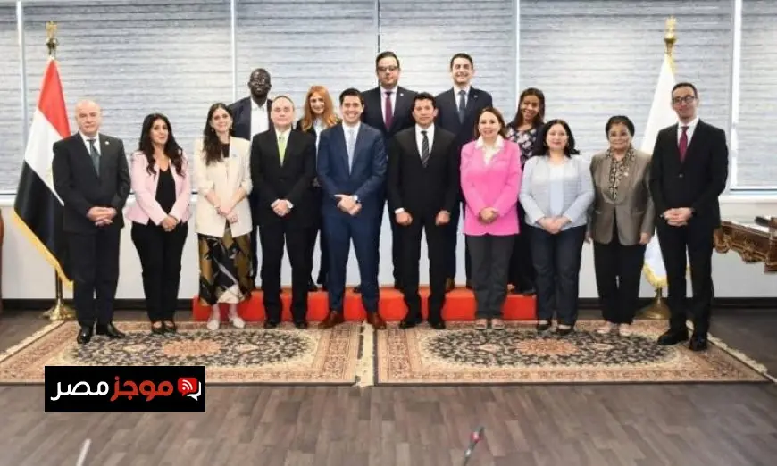 صرفي يبحث سبل تمكين الشباب مع الوزارات ومنظمات الأمم المتحدة في مصر