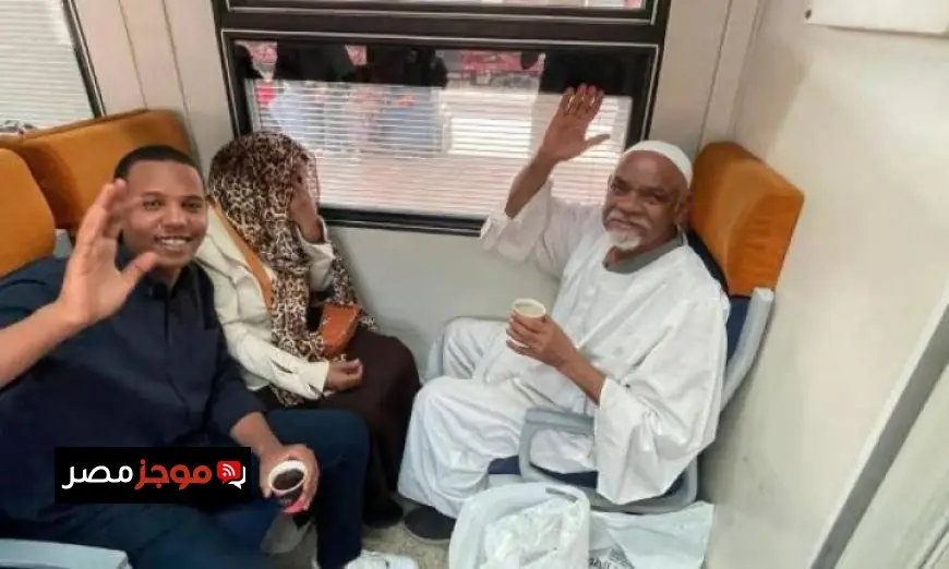 سكك حديد مصر تطلق الرحلة الخامسة والعشرين ضمن مبادرة العودة الطوعية للنازحين السودانيين