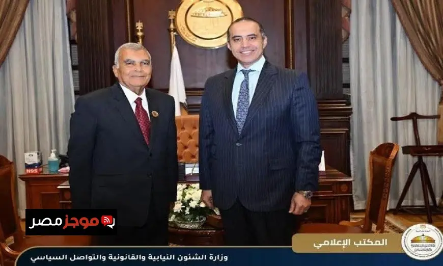 فوزي يهنيء رئيس مجلس الشيوخ بخبراته القانونية التي تجعله قائدًا مثاليًا