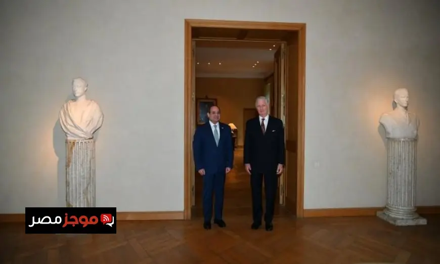 الرئيس السيسي يثني على استقبال ملك بلجيكا الحار خلال زيارته إلى بروكسل