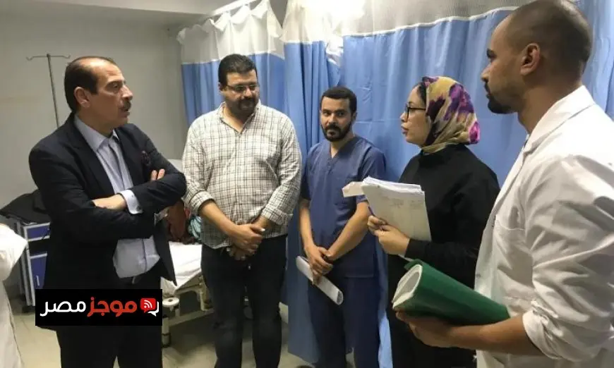نائب وزير الصحة يقوم بجولة ميدانية في مستشفى العامرية العام بالإسكندرية بالصور