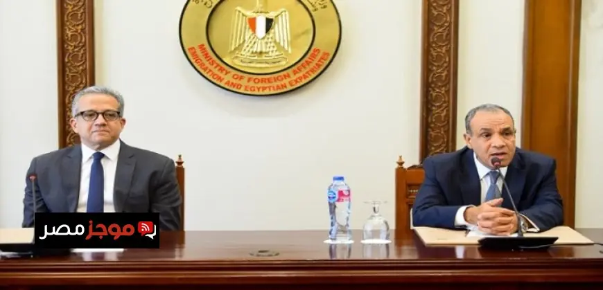 مدير عام اليونسكو الدكتور خالد العنانى يصل الخارجية فى أول زيارة منذ انتخابه