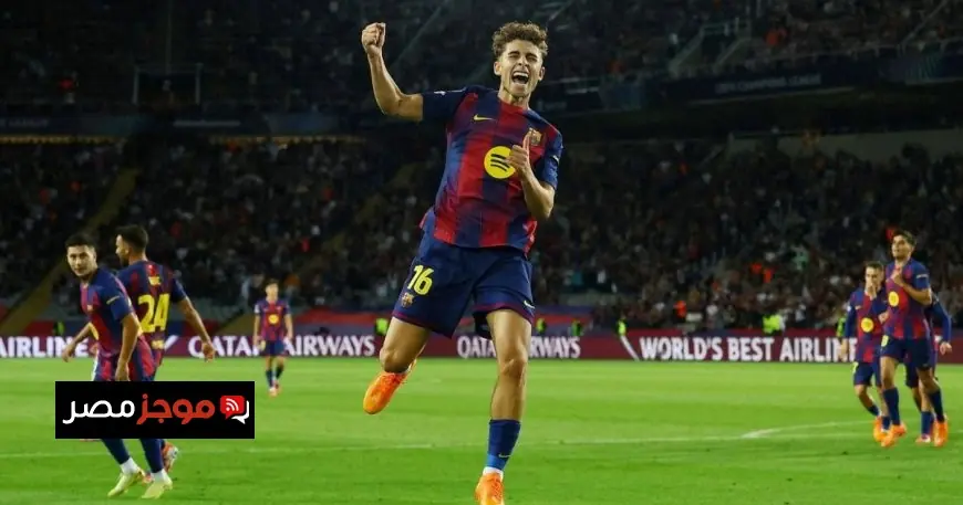 فيرمين لوبيز نجم برشلونة يتألق ويحصد لقب لاعب الأسبوع في دوري أبطال أوروبا