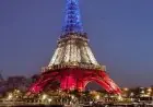 برج إيفل يتألق بألوان العلم الفرنسي في ذكرى هجمات 13 نوفمبر 2015