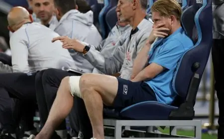 إصابة قوية تضرب نابولي بعد غياب كيفن دي بروين لفترة طويلة