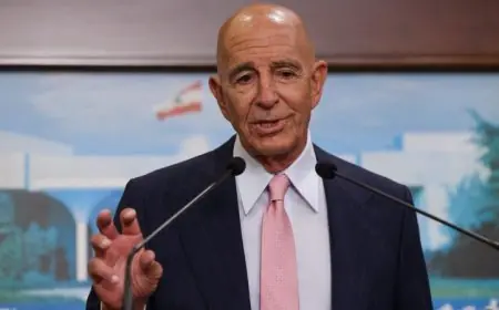 مبعوث أمريكا للشرق الأوسط يؤكد صمود لبنان في وجه التحديات الصعبة