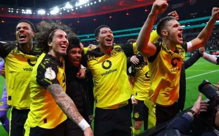 دورتموند يحقق انتصارا مثيرا في كأس ألمانيا بعد التغلب على فرانكفورت بركلات الترجيح