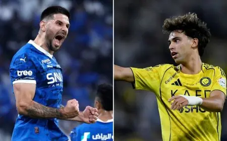 جواو فيليكس يحقق إنجازا تاريخيا في الدوري السعودي متساويا مع ميتروفيتش