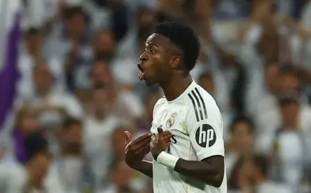 فينيسيوس يعتذر لجماهير ريال مدريد ويتجاهل انتقادات تشابي ألونسو بسبب شغفه الزائد