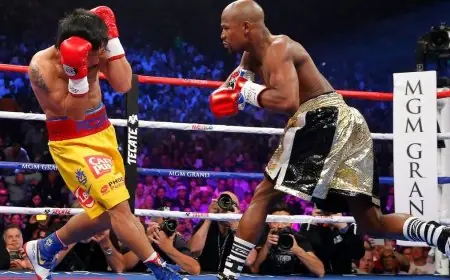 مفاوضات جديدة بين مايويذر وباكياو لنزال تاريخي بعد عقد من الزمان