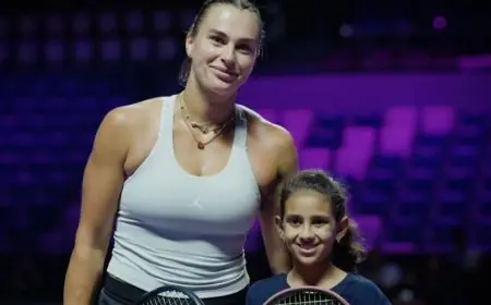 الطفلة السعودية سما البكر تنجح في تحقيق حلمها أمام سابالينكا