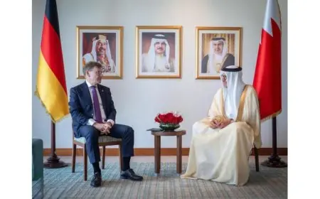 وزير الخارجية البحريني ونظيره الألماني يستعرضان تعزيز العلاقات الثنائية آخر المستجدات الدولية