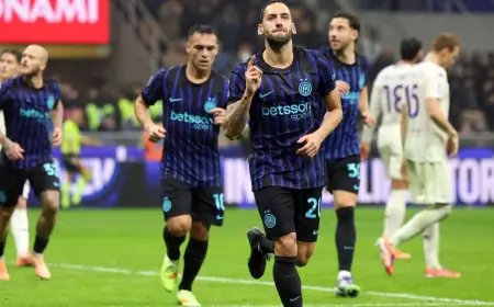 إنتر ميلان يحقق انتصارًا ساحقًا على فيورنتينا بثلاثية رائعة في ليلة مثيرة من الأهداف