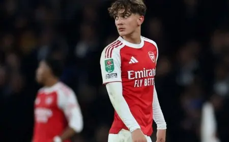 ماكس داومان يدخل تاريخ أرسنال كأصغر لاعب يشارك أساسياً