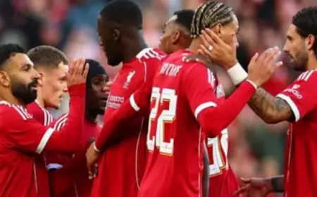 توقعات تشكيل ليفربول لمباراة مانشستر يونايتد في الدوري الإنجليزي الممتاز