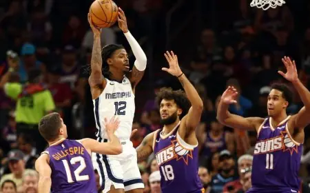 مورانت يتألق في اللحظات الحاسمة ويقود غريزليز للفوز المثير على صنز في دوري NBA