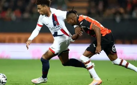 باريس سان جيرمان يكشف عن مدة غياب ديزيري دوي لعدة أسابيع