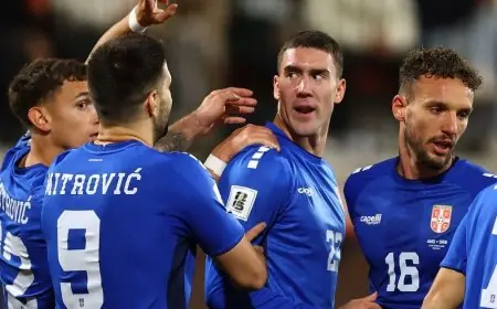 صربيا تعتمد على بطل أوفييدو لإنقاذ فرصها في التأهل لكأس العالم