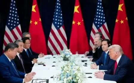 ترامب يصف لقائه مع الرئيس الصيني بأنه رائع لتعزيز علاقات البلدين