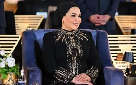 السيدة انتصار السيسي تعبر عن فرحتها بحضور افتتاح المتحف المصري الكبير